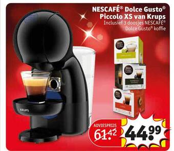 Kruidvat Nescafé dolce gusto piccolo xs van krups aanbieding