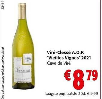 Colruyt Viréclessé aop vieilles vignes aanbieding