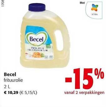 Colruyt Becel frituurolie aanbieding