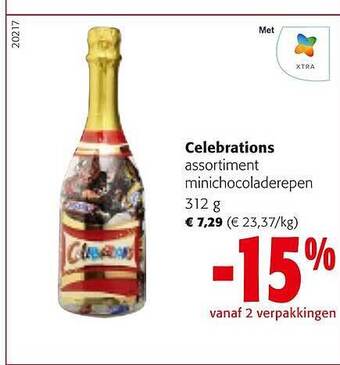 Celebrations assortiment minichocoladerepen