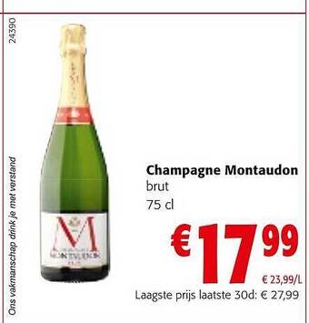 Colruyt Champagne montaudon aanbieding