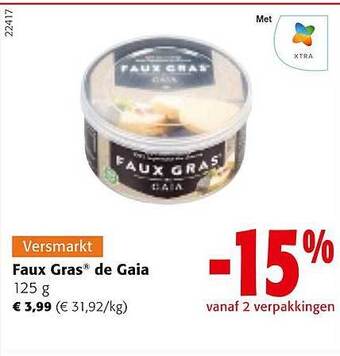Faux gras de gaia