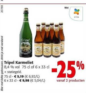 Colruyt Tripel karmeliet aanbieding