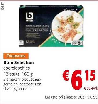 Colruyt Boni selection aperolepeltjes aanbieding