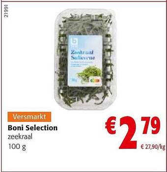 Colruyt Boni selection zeekraal aanbieding