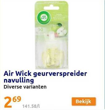 Action Air wick geurverspreider navulling aanbieding