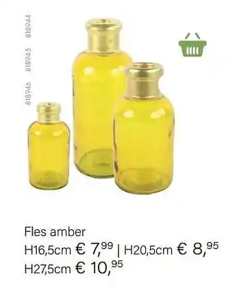Multi bazar Fles amber aanbieding