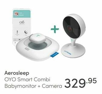 Baby & Tiener Aerosleep oyo smart combi babymonitor + camera aanbieding