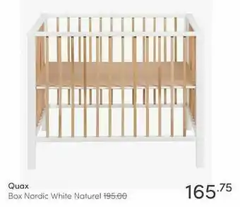 Quax box nordic white naturel