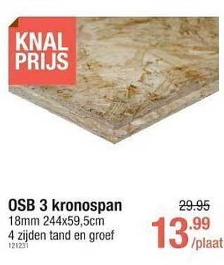Cevo Osb 3 kronospan aanbieding
