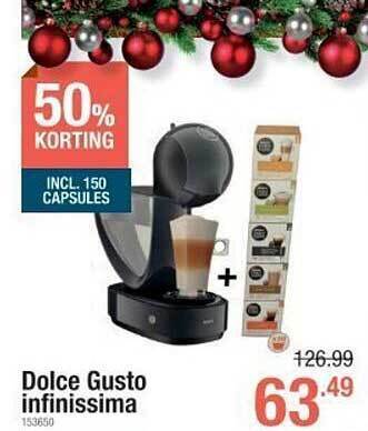 Cevo Dolce gusto infinissima aanbieding