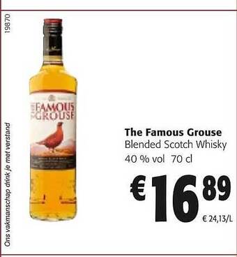Colruyt The famous grouse blended scotch whisky aanbieding