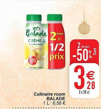 Cora Culinaire room balade aanbieding