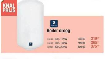 Cevo Boiler droog aanbieding