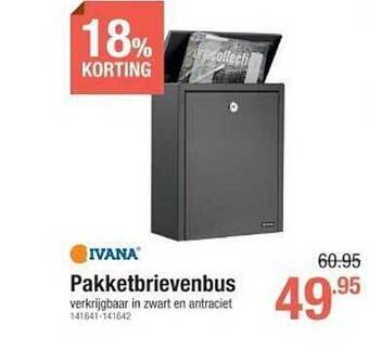 Cevo Ivana pakketbrievenbus aanbieding