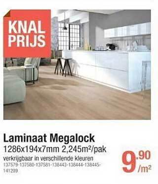 Cevo Laminaat megalock aanbieding