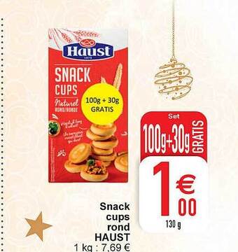 Cora Snack cups rond haust aanbieding