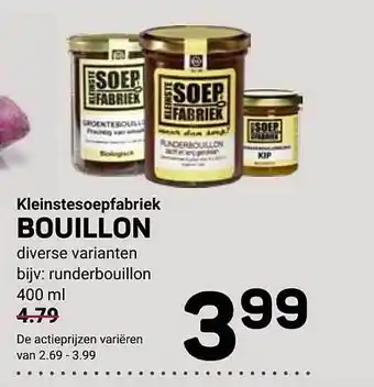 Ekoplaza Kleinstesoepfabriek bouillon aanbieding