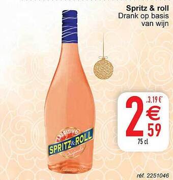 Cora Spritz & roll drank op basis van wijn aanbieding
