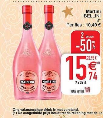 Cora Martini bellini aanbieding