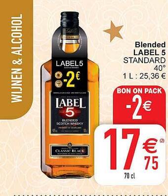 Cora Blended label 5 aanbieding