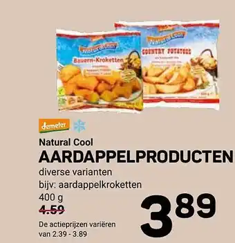 Ekoplaza Natural cool aardappelproducten aanbieding