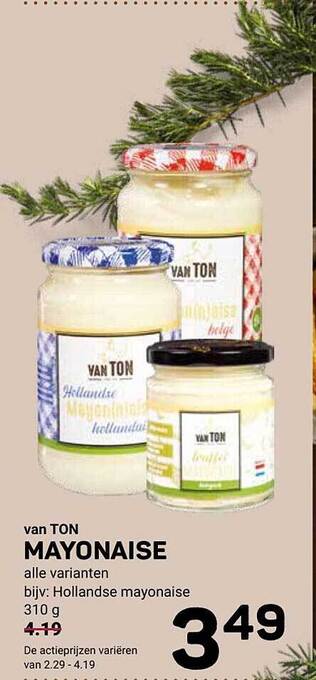 Ekoplaza Van ton mayonaise aanbieding