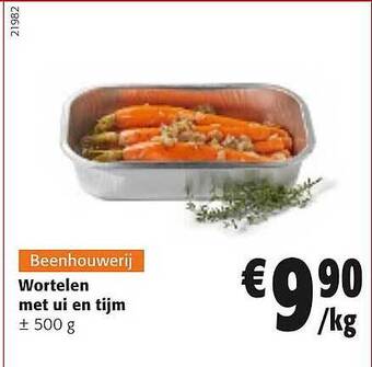 Colruyt Wortelen met ui en tijm aanbieding