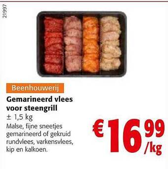Colruyt Gemarineerd vlees voor steengrill aanbieding
