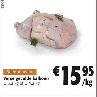 Colruyt Verse gevulde kalkoen aanbieding