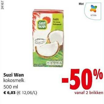 Colruyt Suzi wan kokosmelk aanbieding