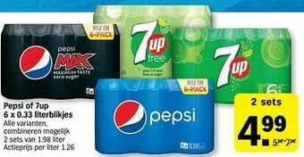Albert Heijn Pepsi of 7up aanbieding
