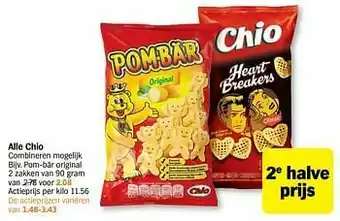 Albert Heijn Chio pom-bär original aanbieding