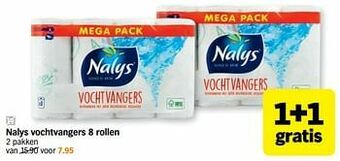 Albert Heijn Nalys vochtvangers aanbieding