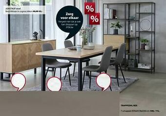 Jysk Trappedal rek 7 schappen aanbieding
