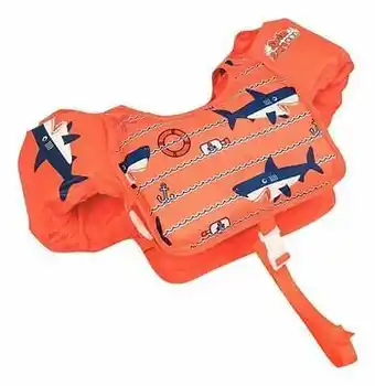 Dreamland Bestway zwemvest met aangehechte zwemarmbandjes Swim Safe Haai aanbieding