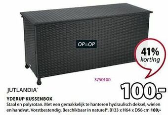 Jysk Yderup kussenbox aanbieding