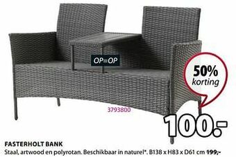Jysk Fasterholt bank aanbieding