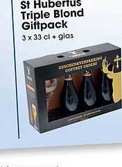 Prik en Tik St hubertus triple blond giftpack aanbieding