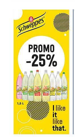 Prik en Tik Schweppes aanbieding