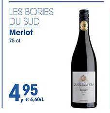 Prik en Tik Les bories du sud merlot aanbieding