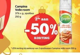 Spar Campina volle room aanbieding