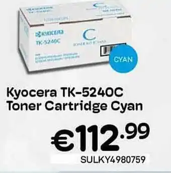 CompuDeals Kyocera toner cartridge cyan aanbieding