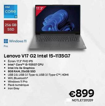 CompuDeals Lenovo v17 g2 intel i5 aanbieding