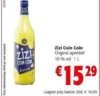 Zizi coin coin original aperitief