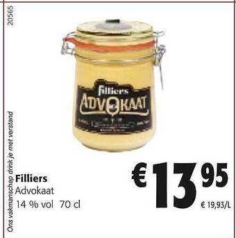 Colruyt Filliers advokaat aanbieding