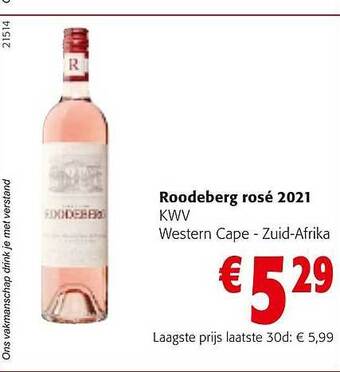 Colruyt Roodeberg rosé aanbieding