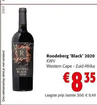 Colruyt Roodeberg black aanbieding