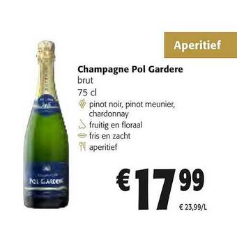 Colruyt Champagne pol gardere aanbieding
