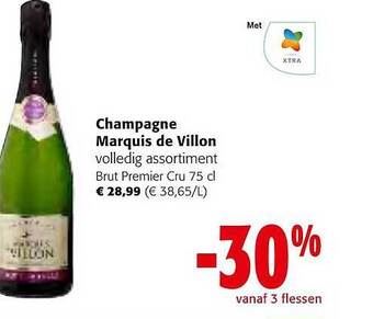Colruyt Champagne marquis de villon aanbieding